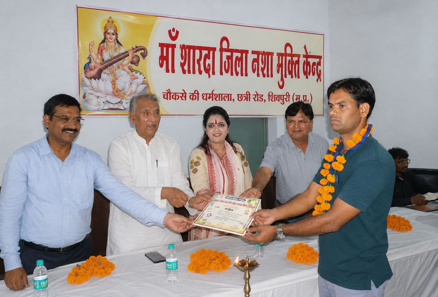 Yoga and meditation session